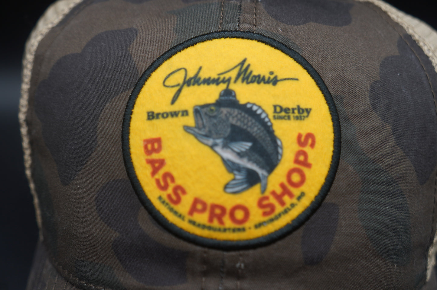Bass Pro Shops Felt Derby Logo Mesh-Back Cap(刺繍ロゴ)