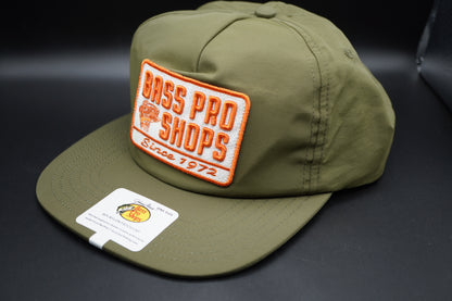 Bass Pro Shops Flag Logo Patch Mesh-Back Cap - Charcoal (Embroidered Logo)
