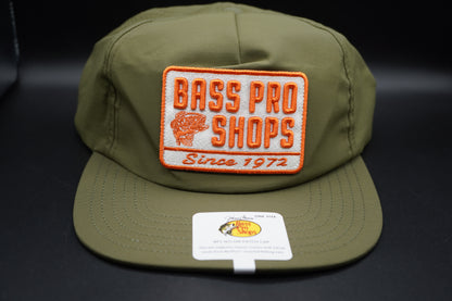 Bass Pro Shops Flag Logo Patch Mesh-Back Cap - Charcoal (Embroidered Logo)
