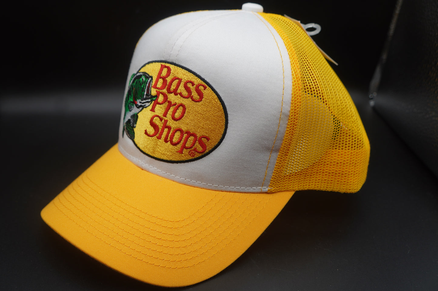 Bass Pro Shops Embroidered Logo Mesh-Back Cap - Yellow(刺繍ロゴ)