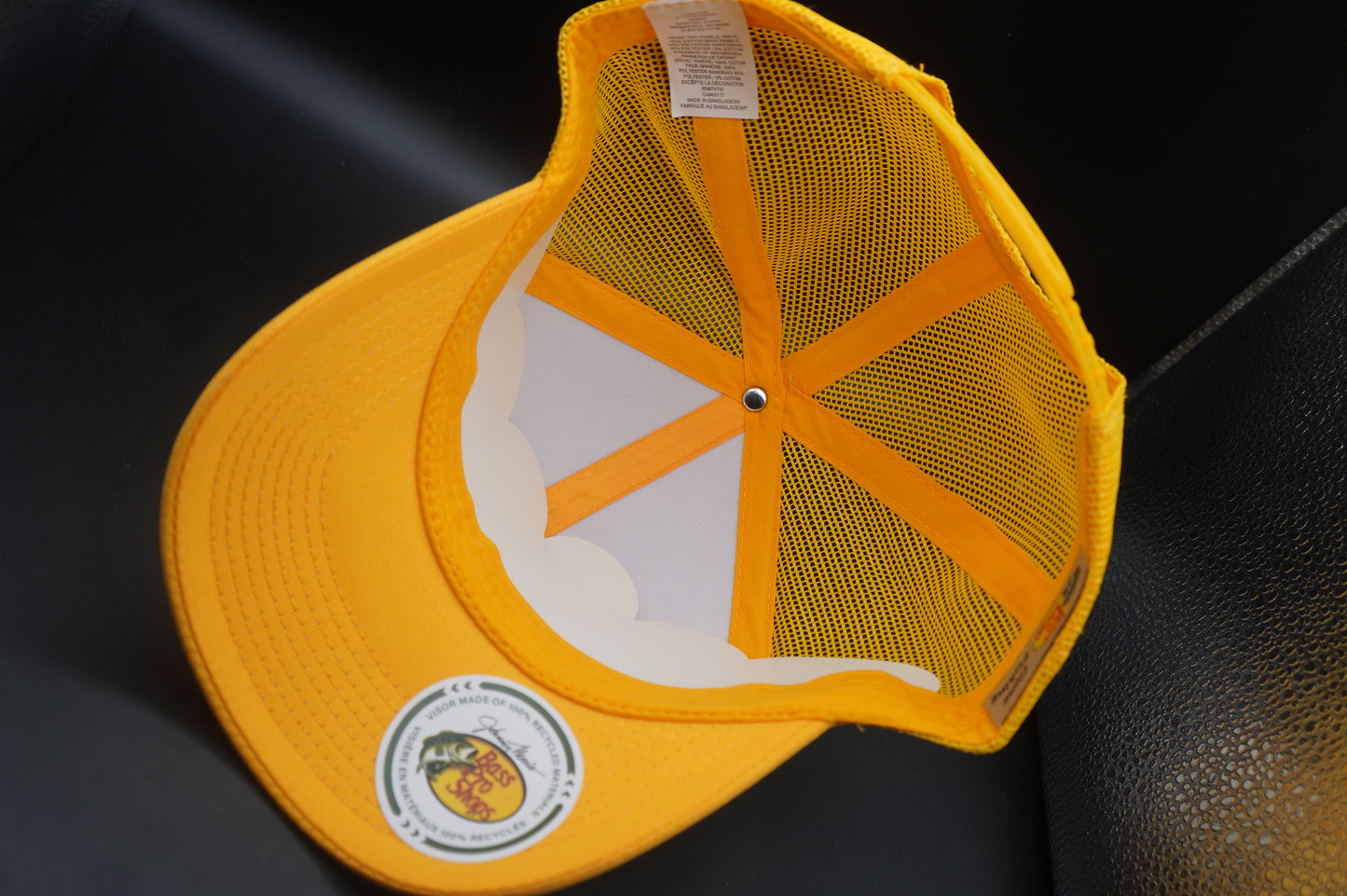 Bass Pro Shops Embroidered Logo Mesh-Back Cap - Yellow(刺繍ロゴ)