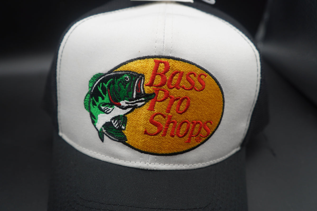 Bass Pro Shops Embroidered Logo Mesh-Back Cap - Black(刺繍ロゴ)