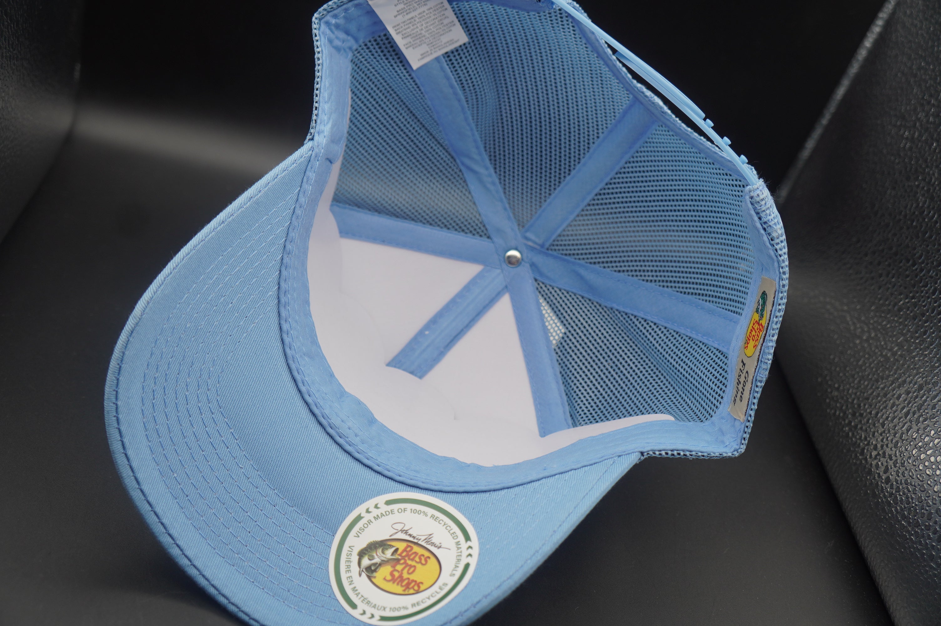 Bass Pro Shops Embroidered Logo Mesh-Back Cap - Light Blue(刺繍