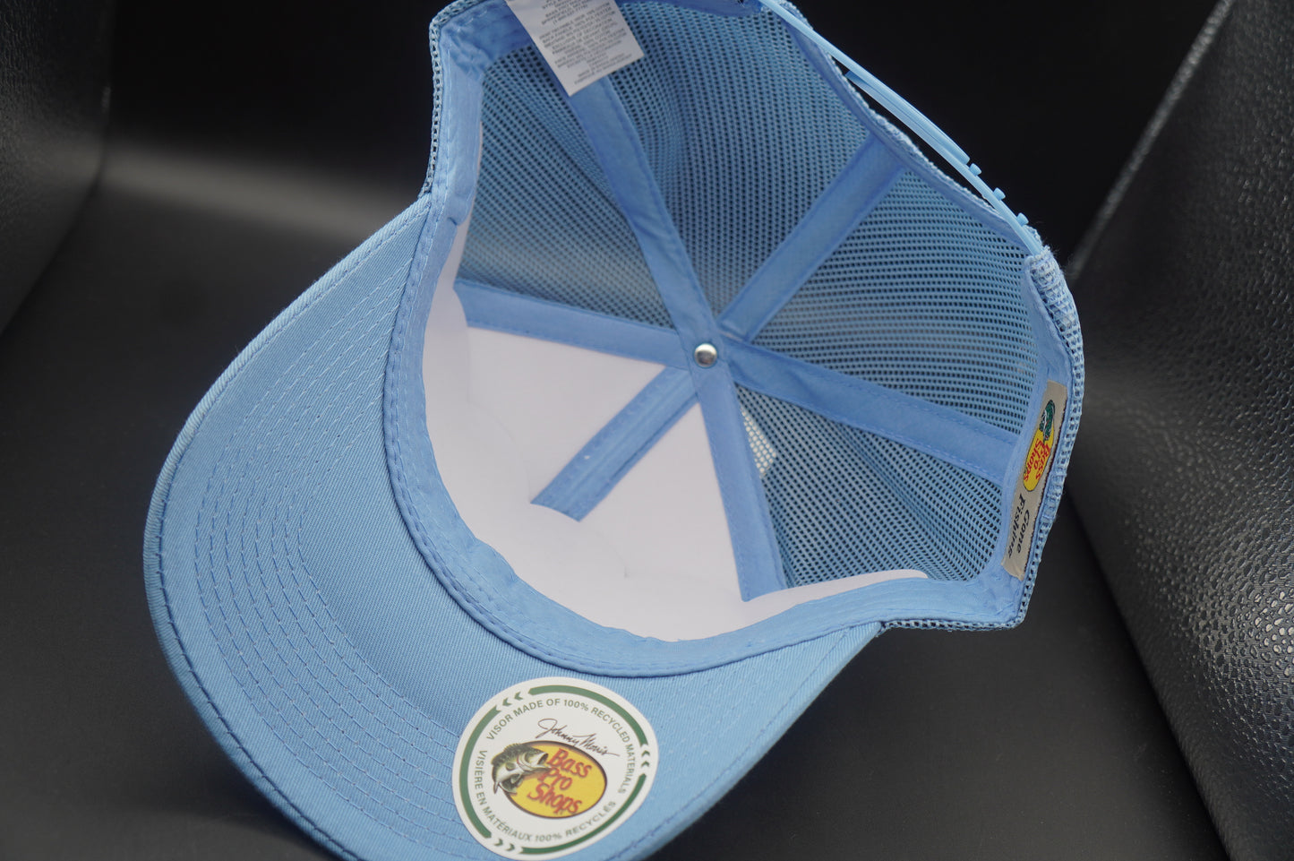 Bass Pro Shops Embroidered Logo Mesh-Back Cap - Light Blue(刺繍ロゴ)