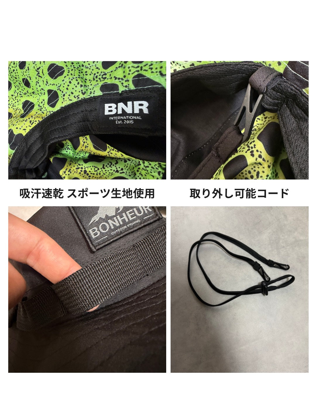FXXX BONHEUR オリジナル撥水ハット – 主 -NUSHI-