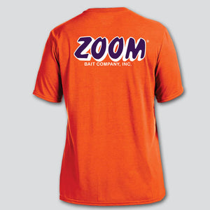 ZOOM Orange/Purple Performance Short Sleeve T-Shirt