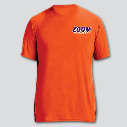 ZOOM Orange/Purple Performance Short Sleeve T-Shirt