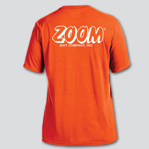 ZOOM Orange/White Performance Short Sleeve T-Shirt