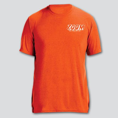 ZOOM Orange/White Performance Short Sleeve T-Shirt
