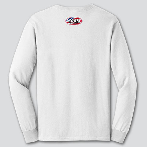 ZOOM Patriotic White Long Sleeve Shirt