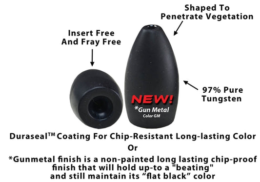 Tungsten Flipping Weights (Black)